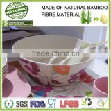 Melamine Free Bamboo Fiber Mixing Bowl Set
