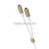 ROCK 3.5mm Audio Cable Y Splitter For IPhone for Android Mobile Phone Fashion 0.3m Audio Video Cable MT-5366 thumbnail-1