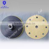 4''---7'' Yellow and Red Round Granite Polishing Pad thumbnail-3