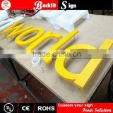 Metal Logo Sign Letter for World