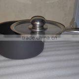 Forged/Hard Anodized Type Aluminum Nonstick Casserole Stock Pot Saucepan Milk Pot Kitchenwares thumbnail-1