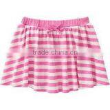 2016 New Fashion Cotton Stripe Baby Girl Skirt Designs With Superior Quality Elastic Waistband thumbnail-2