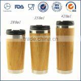 Bulk Supply Natural Double Wall Bamboo Coffee Cup/bamboo Cup Mug Quality Choice thumbnail-1