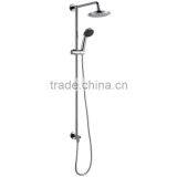 High Quality Round Rainfall Copper Shower Head Set, Polish and Chrome Finish, Wall Mounted thumbnail-1