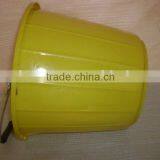 Yellow Plastic Bucket for Grain or Water thumbnail-1
