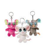 Cheap Plush Mouse Keychain Promotion Gifts Toy