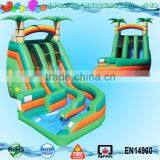 Tropical Wild Splash Pool Cheap Giant Inflatable Water Slide for Sale Supplier's Choice