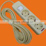 European Style 3 Way Extension Power Socket With Earth With Switch (E5003ES) thumbnail-4