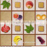 Wholesale 2015 New Design Pvc Table Cloth With Fabric