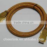 1M 2M 3M 5M 10M high quatity gold-plated hdmi M/M cable 1.4 HDMI cable