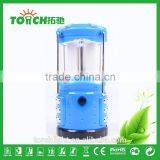 Yellow Solar Lantern Camping Light for Outdoor Camping Strong Light LED Lantern Lamp for ABS Plastic Rechargeable Camp thumbnail-5