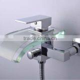Wall Mounted Waterfall Bath Shower Faucet QH0822W thumbnail-1
