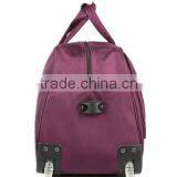 2016 Hard Shell Nylon Travel Rolling Duffel Wheeled Luggage Bags thumbnail-3