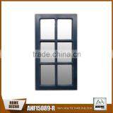 Shabby Chic Beach Style Wood Mirror Frame Six Opening Simple Design Mirror