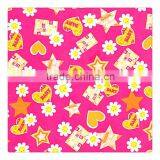 Flower Design Printed Transfer Foil For Man Made Fabric