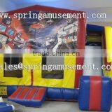 Top Design and Best Selling Armor Warriors Classical Inflatable Bouncer and Slide Combo Castle