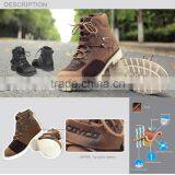 Motorcycle Touring Boots MBT006 Vintage Design Casual Wear Cowhide Leather 2015 New Arrival thumbnail-4