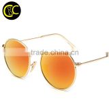 Classic Glass Lenses Round Sunglasses Women Brand Designer Mirror Vintage Retro Sun Glasses with Case Shades Size 50MM CC5038                        
                                                Quality Choice