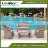 Best Service OEM New Design 4pcs Wicker Furniture thumbnail-1