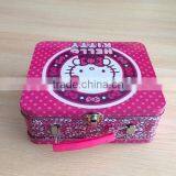 Custom Tin Lunch Box Fashional Design Tin Box Handle Tin Boxes