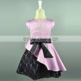 2016 Sleeveless Contrast Color Girls Casual Dresses for 4-12 Yrs Old With Exquisite Workmanship 15 Yrs Girl Dresses Manufacturer thumbnail-3