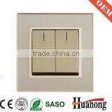 High Quality Gold Acrylic Wall Switch thumbnail-3
