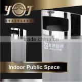 New Design Stainless Steel Food Garbage Covers Disposal Iron Bins