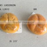 Artificial Fruits 2.5" Artificial Plastic Fake Bread Home Dining-Table Bakery Decoration