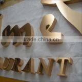 Beautiful Golden Plated Metal Letters Signage thumbnail-3