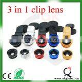 180 Degree Fish-Eye Lens+Wide Angle Lens+Micro Lens 3-in-1 Camera Lens Kits for IPhone 5 thumbnail-4