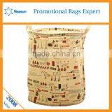 Jute Clothes Box Storage Baskte for Clothes Clothes Basket thumbnail-1