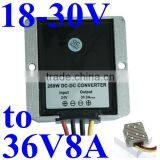 dc Voltage Regulator 18-30V 19V 24V Step up to 36V 5A 6A 7A 8A 288W Boost Converter Power Supply Module Waterproof for Bus LED thumbnail-1