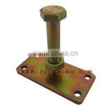 80*40 mm Plate With Bolts for Folding Gates Track thumbnail-1