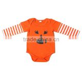 new arrive 2016 latest new design Halloween clothing one pieces 0-24 months baby boutique cotton rompers