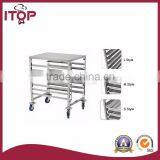 Single Row 7 Layers Kitchen Trolley