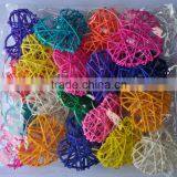 3.4 - 4 Meters Handmade Multicolor Heart Design Rattan Balls String Lights For Decorative Holiday, Party, Wedding, Christmas thumbnail-2
