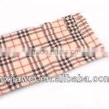 Fashion Pink Plaid Microfiber Eyewear Case
