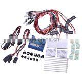 RC Flashing LED Lighting Kit With Control Box Module For Scale Cars And Trucks