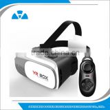 3D VR Virtual Reality Headset 3D Glasses Adjust Cardboard VR BOX 2.0 For IOS Android Cellphones + Controller