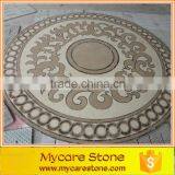 Water Jet Floor Mosaic Marble Medallion