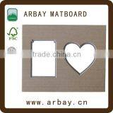 Wholesale Pre Uncut Colorful Super White Core Single Double Cardboard Paperboard for Photo Frame thumbnail-1