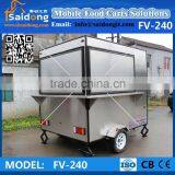 Multi-function Mobile Used Food Carts - Fast Food Kiosk Truck-Food Trailer For Sale thumbnail-6