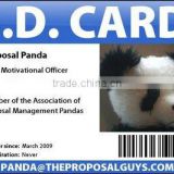 Free design ..!!Plastic ID cards/PVC ID cards