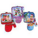 Printed Cotton Kitchen Set Cooking Pot Holder and Glove Set China Supplier thumbnail-1