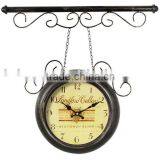 decoration antique metal clock