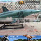 My Dino-C028 Amusement Park Fiberglass Sea Animal Shark Sculpture Model thumbnail-1