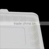 Bio-degradable Feature Eco-friendly Feature Disposable Clamshell Lunch Box With Cover