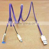 China Supplier OEM Metal Earbuds Noise Cancelling Zipper Earphone for Huawei p9 thumbnail-1