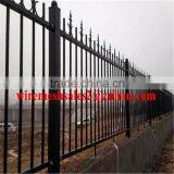 Galvanized Steel Picket Fence / Galvanized Steel Tubular Fence / Zinc Steel Picket Fence thumbnail-1