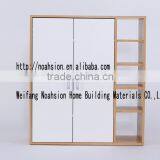 Melamine PB Shoe Rack With 2 Doors and 4 Shelves thumbnail-1